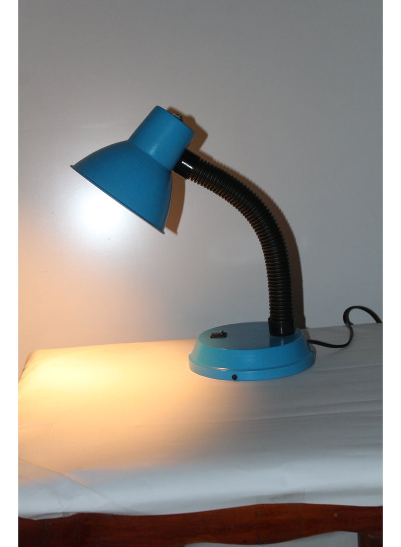 Table lamp with flexible arm moves 360 degree-baby blue color - Image 4
